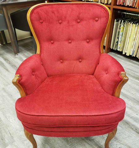 Fabric Arm Chair Reupholstered