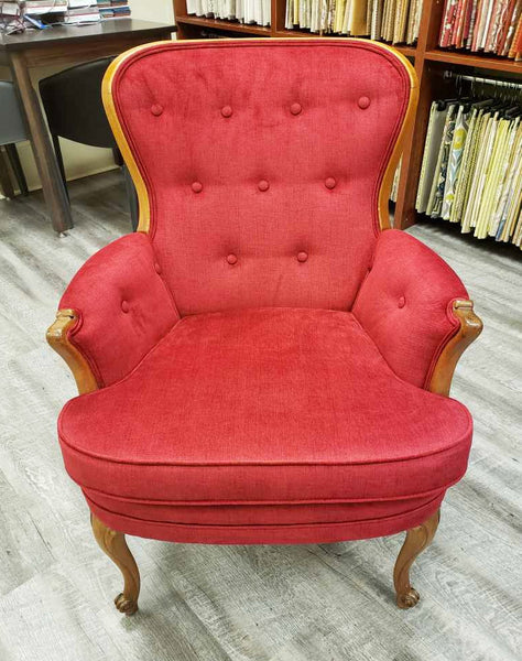 Fabric Arm Chair Reupholstered