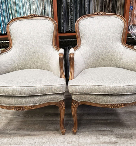 Fabric Side Chairs Reupholstered