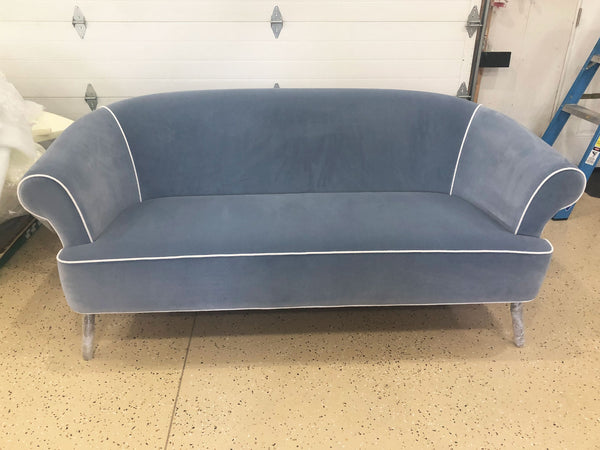 Reupholstered Gray Lounge Set