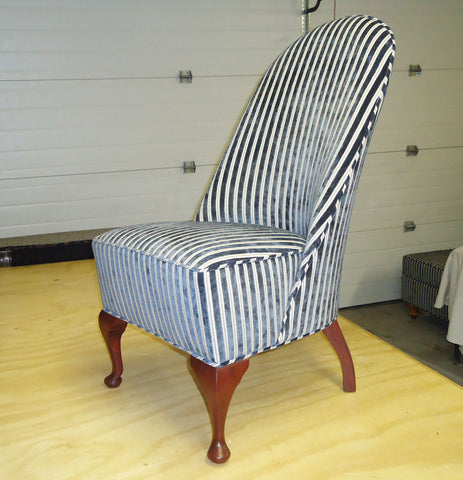 Reupholstered Armless Chair
