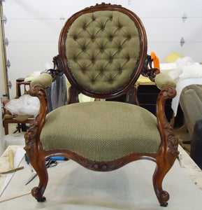 Green Longe Chair After