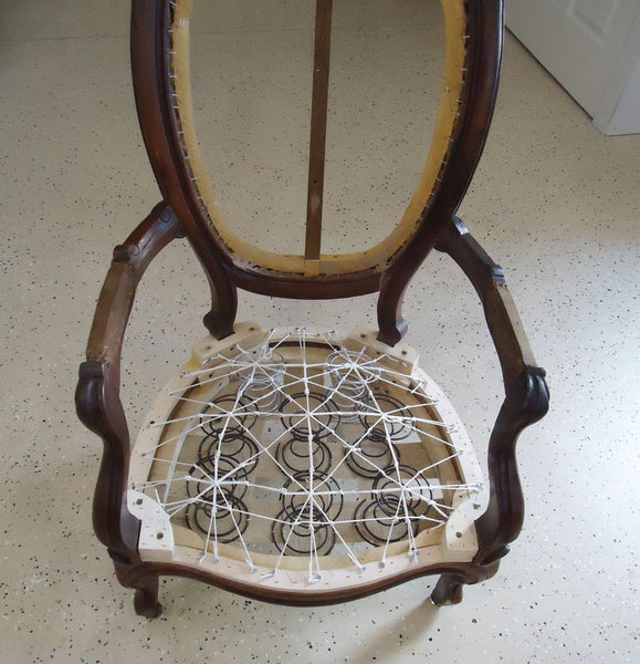 Patterned Longe Chair Assembled