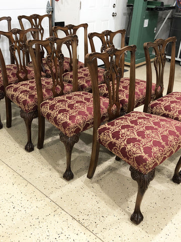 Reupholstered Dining Room Chair Set