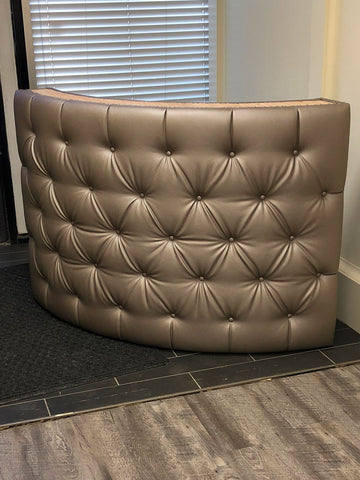 Reupholstered Booth Back