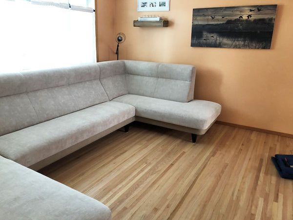 Reupholstered Sectional Sofa