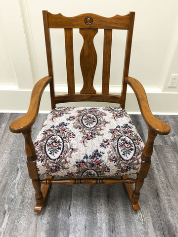 Reupholstered Arm Chair
